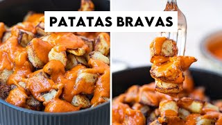 Spanish Patatas Bravas Recipe [upl. by Ylrebnik722]