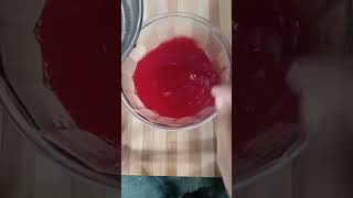 Jelly  Raspberry Jelly in Home  saru che [upl. by Sonnie]