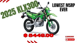 2025 KLX300 Lowest MSRP ever and a Trail Ride [upl. by Bealle]