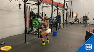 Womens Event 2 Amanda Barnhart 291 lb [upl. by Amluz]