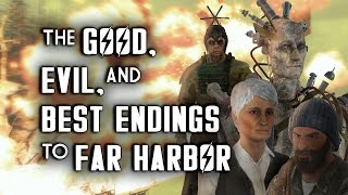 The Good Evil amp Best Endings to Far Harbor  Fallout 4 Lore [upl. by Essilevi]