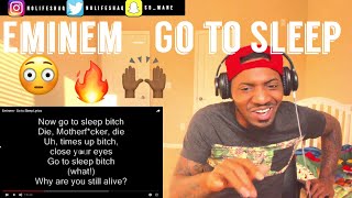 Eminem  Go to Sleep Lyrics On Screen  REACTION [upl. by Nichol]