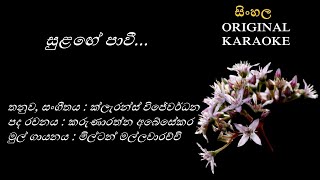 Sulange Paavee සුළඟේ පාවී KARAOKEMilton MallawarachchiKarunarathna AbesekaraClarence Wijewardana [upl. by Anurb829]