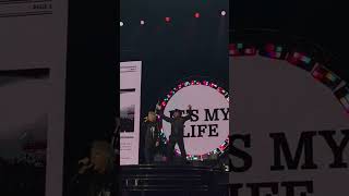 Jon Bon Jovi joins Pitbull on stage to perform Its My Life [upl. by Ahtel]