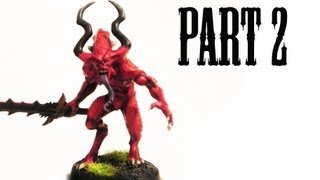 How to paint Bloodletters of Khorne pt2 [upl. by Honig]