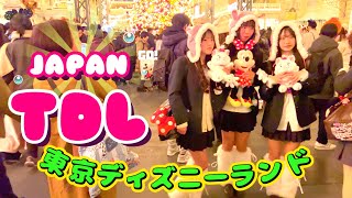 ディズニーランド・クリスマス2024パーク散策 walking through Tokyo Disneyland on Chistmas [upl. by Baiss514]