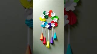 Beautiful wall hanging craft ideas shortsh youtubeshorts viralshortsh roomdecor cardboardcraft [upl. by Halika]