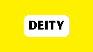 How to Pronounce Deity Correctly [upl. by Draillih91]