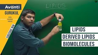 11B09  Biomolecules  Lipids  Derived lipids  Biomolecules  Class 11 Biology [upl. by Kayle287]