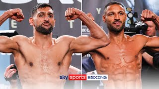 WEIGHIN Amir Khan vs Kell Brook 👊🏻💥 [upl. by Hulbard]