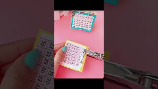 DIY table calendar shorts [upl. by Atworth]