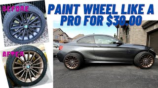 how to paint wheels without removing tires [upl. by Domingo]