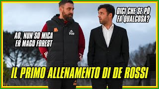 IL PRIMO ALLENAMENTO COATTO DI DANIELE DE ROSSI ALLA ROMA [upl. by Zielsdorf]