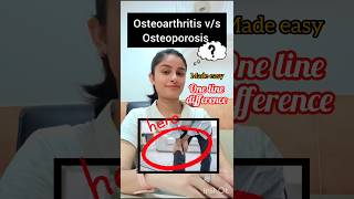 Osteoporosis and Osteoarthritis What You Need To Know👍💥shortsshortsfeed [upl. by Bryanty939]