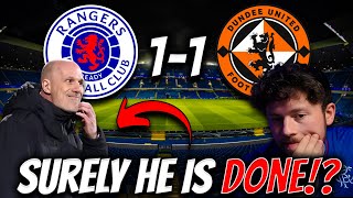 This Is Getting REALLY BAD RANGERS 11 DUNDEE UNITED [upl. by Aynotak]