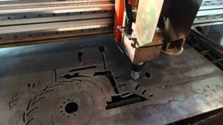 JG metaal  cutting a Fendt weather vane CNC HD Plasmacutting [upl. by Lowery203]