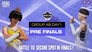 NP INFINITY WAR  PRE FINALS  GROUP AB  DAY 1  CASTER ShaileshCasts [upl. by Noiemad345]