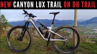 New Canyon LUX TRAIL on DH Straník Trail [upl. by Brietta]