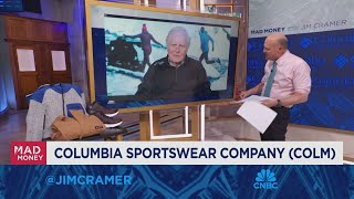 Columbia Sportswear CEO Tim Boyle goes oneonone with Jim Cramer [upl. by Hcahsem]