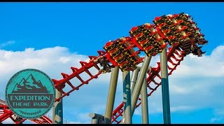 The History Of The First Flying Roller Coasters  Firehawk amp Nighthawk  Expedition Theme Park [upl. by Iruj]