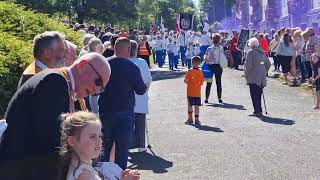 harthill loyalists returning from holytown 2022 [upl. by Aiblis]