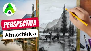 LA PERSPECTIVA ATMOSFÉRICA EN EL DIBUJO  Qué es y cómo se usa [upl. by Aneehs917]