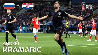 Andrej KRAMARIC Goal  Russia v Croatia – MATCH 59 [upl. by Moir]