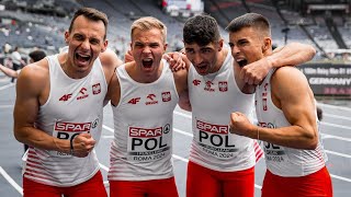 Łukasz Żak 4x100m 3 3867  11062024 Rzym ITA [upl. by Nahsez693]