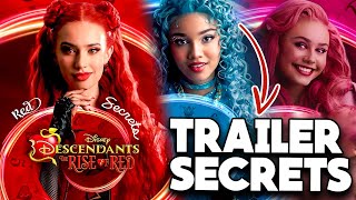 9 Secrets Only True Fans Noticed In Descendants 4 Rise of Red Trailer [upl. by Aivatra]