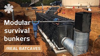 Texan makers underground survival bunkers are real batcaves [upl. by Ylrahc38]