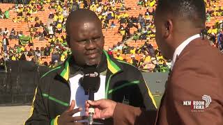 ANC holds its Siyanqoba rally at FNB Stadium [upl. by Aerehs]