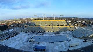 2022 Tim Hortons NHL Heritage Classic  Time lapse [upl. by Tirrag231]