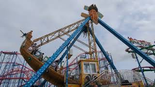 Pirate Ship Ride At Brean Theme Park [upl. by Gillan]