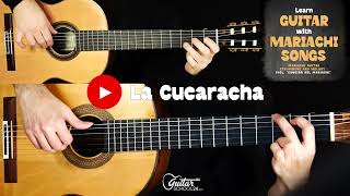 La Cucaracha  Learn Guitar with Mariachi Songs 🌵 Book Playalong [upl. by Dall]