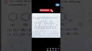 basic organic chemistry reactionsarrange the density in descending order science shorts short [upl. by Neeneg]