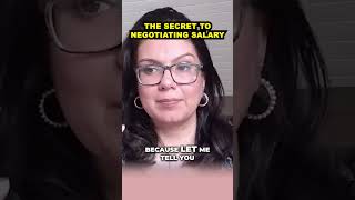 THE SECRET TO NEGOTIATING SALARY [upl. by Philo]