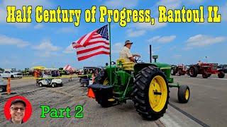 Half Century of Progress Farm Show 2023 Rantoul Illinois tractor [upl. by Elocel]