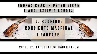 J Rodrigo Concierto Madrigal  IFanfare [upl. by Golden]