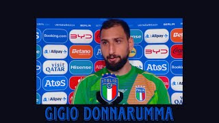 Gigio Donnarumma intervista postpartita FranciaItalia 13quotSiamo veramente un gruppo unitoquot [upl. by Eetnahc]