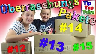 Überraschungs Pakete 4 Stück auspacken Video fast wie Weihnachten und Geburtstag Kinder Kanal [upl. by Enivid]