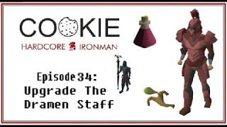 OSRS HCIM EP 34 Upgrade The Dramen Staff [upl. by Gnem159]