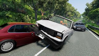 Realistic Freeway Crashes 1 2024 CRASH TEST BeamNG Drive [upl. by Paddie]