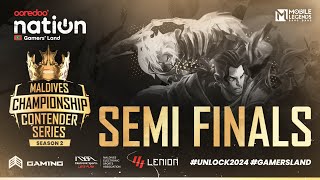 Ooredoo Nation MLBB Contender Series 2  Semi Finals [upl. by Dominga]