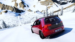 VOITURE QUI SAUTE LE PLUS LOIN  YOUTUBE  BEAMNG DRIVE piste de ski [upl. by Cuttie307]