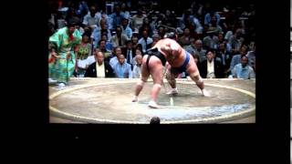 琴奨菊vs大砂嵐 大相撲平成27年秋場所 Kotoshogiku vs osunaarashi Sumo [upl. by Aratas121]