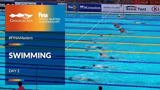 RELIVE  Swimming Day 2  Main Pool  FINA World Masters Championships 2019 [upl. by Bakki]