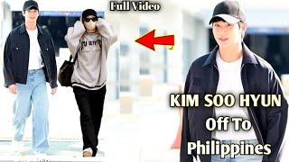 OMG😲 Evidence Found Kim Soo hyun And Kim Ji Won Spotted at the Airport Heading to Philippines [upl. by Eihtak]