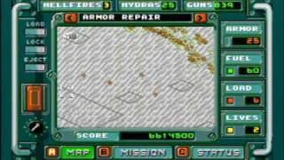 Megadrive Capture  Jungle Strike Level 6 Snow Fortress [upl. by Portia]