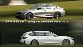 BMW  neuer 3er  Modell 2022  Facelift [upl. by Tobe]