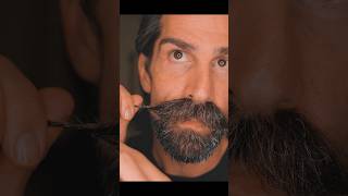 Whilst we let the beard grow back out here’s some mustache action mustache asmr satisfying [upl. by Esiocnarf]